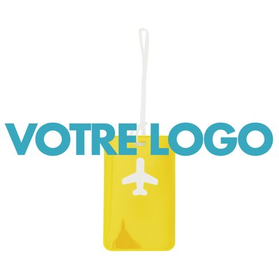étiquette à bagages