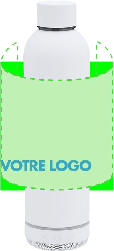 Bidon Thermique Haut-Parleurs Acier Inox