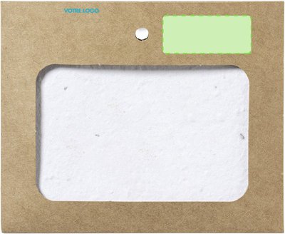 Badge Ensemencé Carton Recyclé