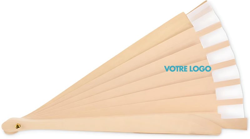 Éventail en bois