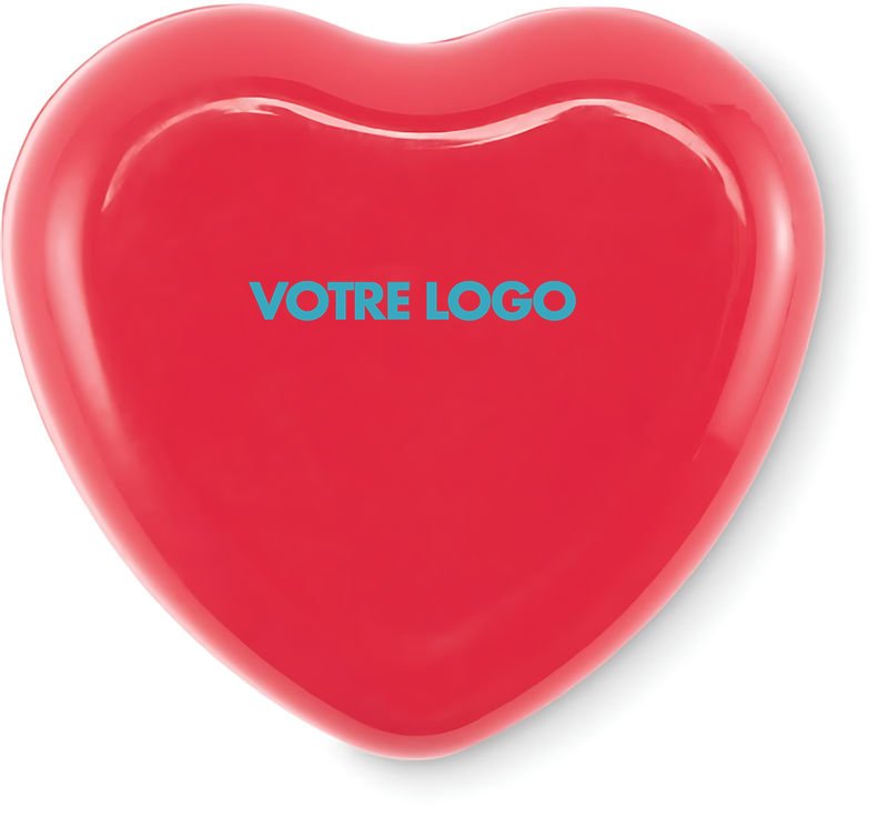 Baume à lèvres vegan en coeur